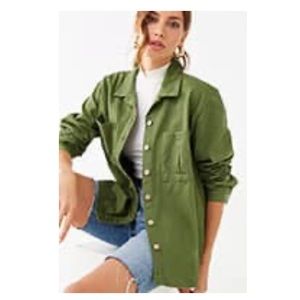 Forever 21 - Green Casual Military Utility Jacket